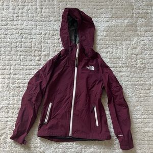 North Face Hyvent Ski Jacket - Size S - Maroon/Burgundy